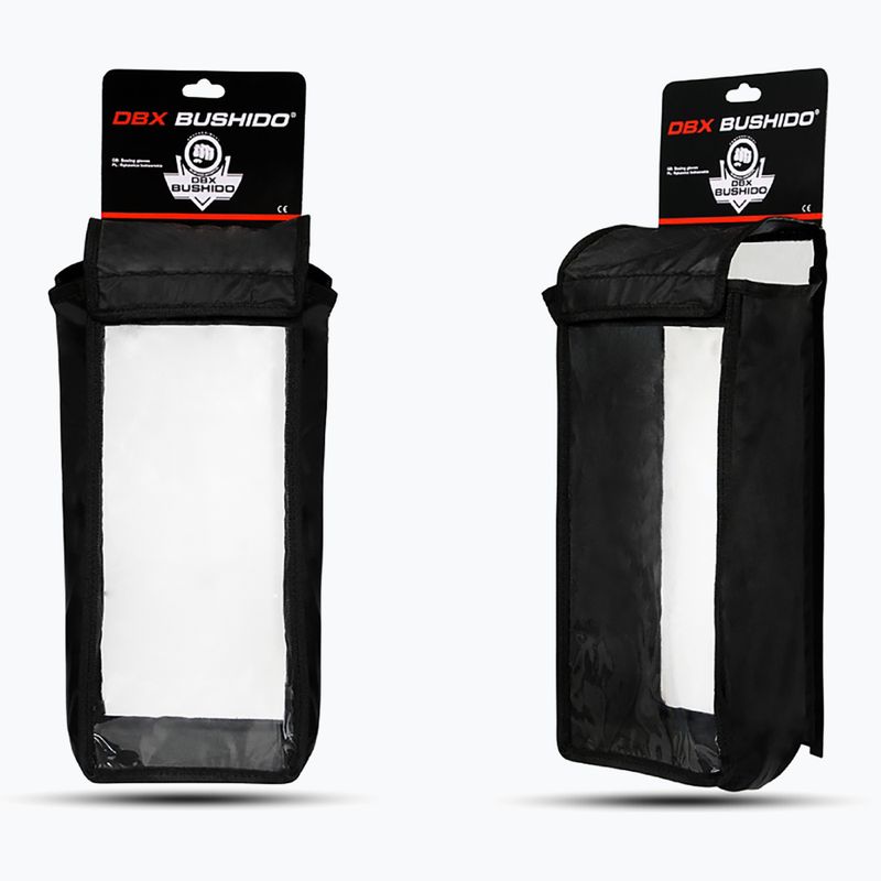 Mănuși de box din piele naturală Bushido, negru, B-2v13-10oz 13