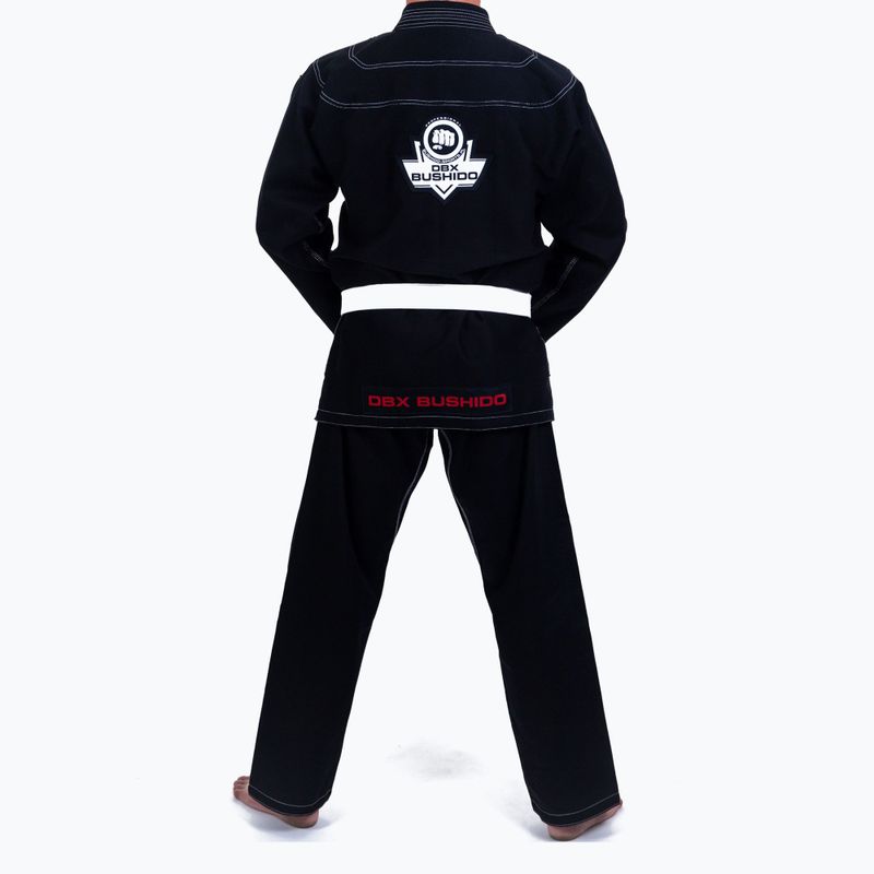 Bushido Gi Elite BJJ Kimono de antrenament BJJ + centură negru DBX-BJJ-2-A2 3