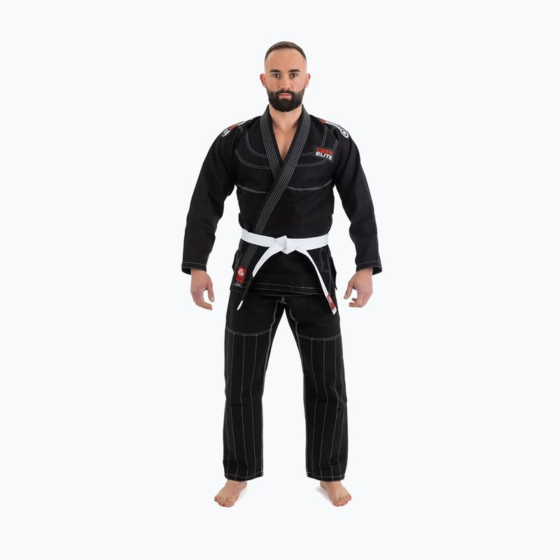 Bushido Gi Elite BJJ Kimono de antrenament BJJ + centură negru DBX-BJJ-2-A2 9