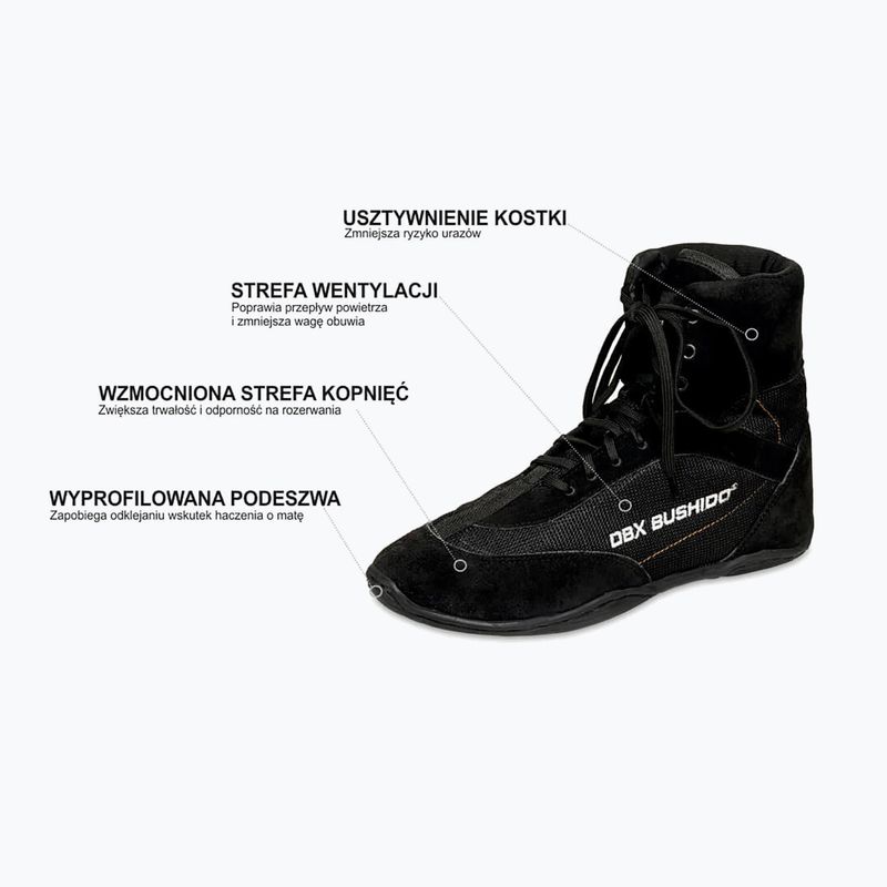 Încălțăminte de box DBX BUSHIDO ARS-2051B black 9