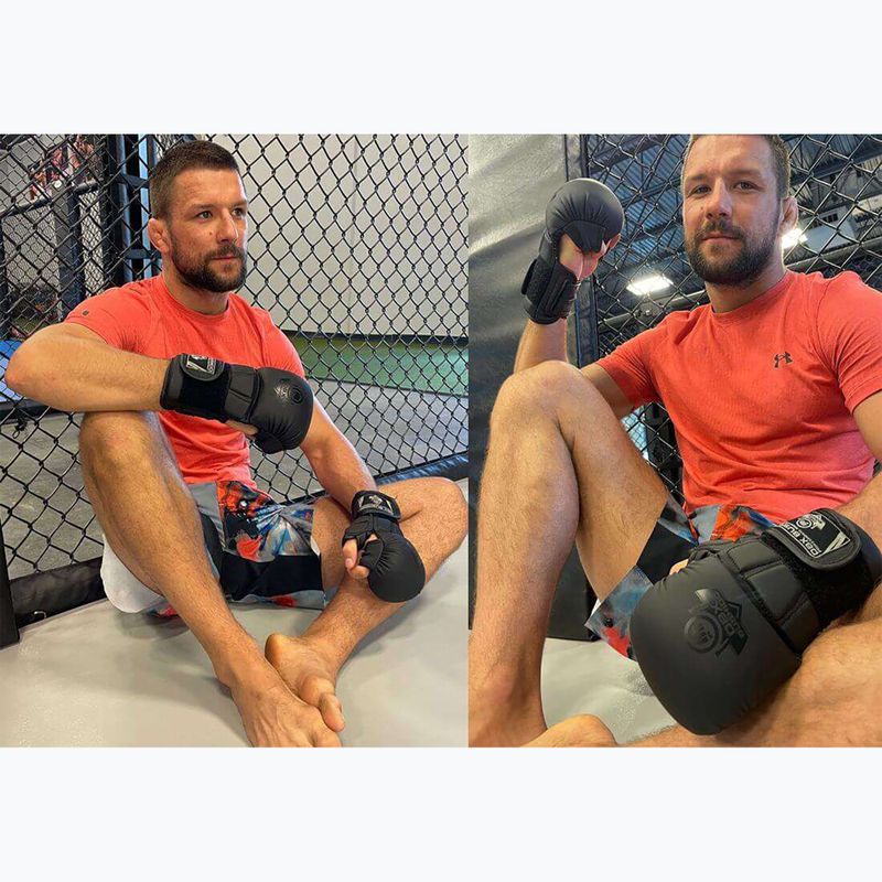 Mănuși de grappling DBX BUSHIDO Master MMA negru 14