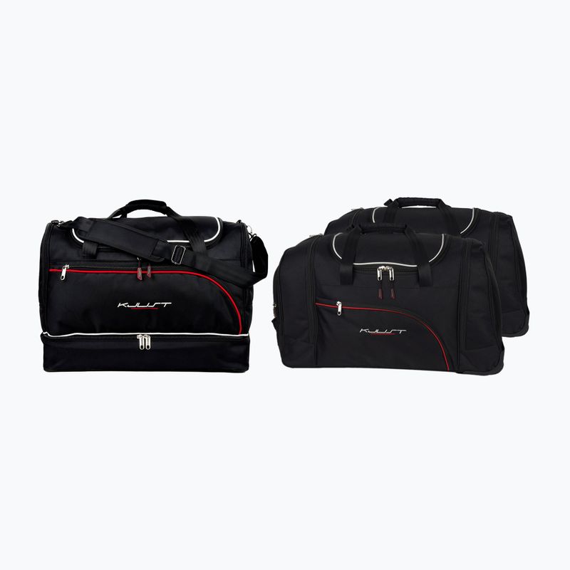 Set de genți pentru portbagaj KJUST BMW 1 Hatchback 2004-2011 3 buc. black