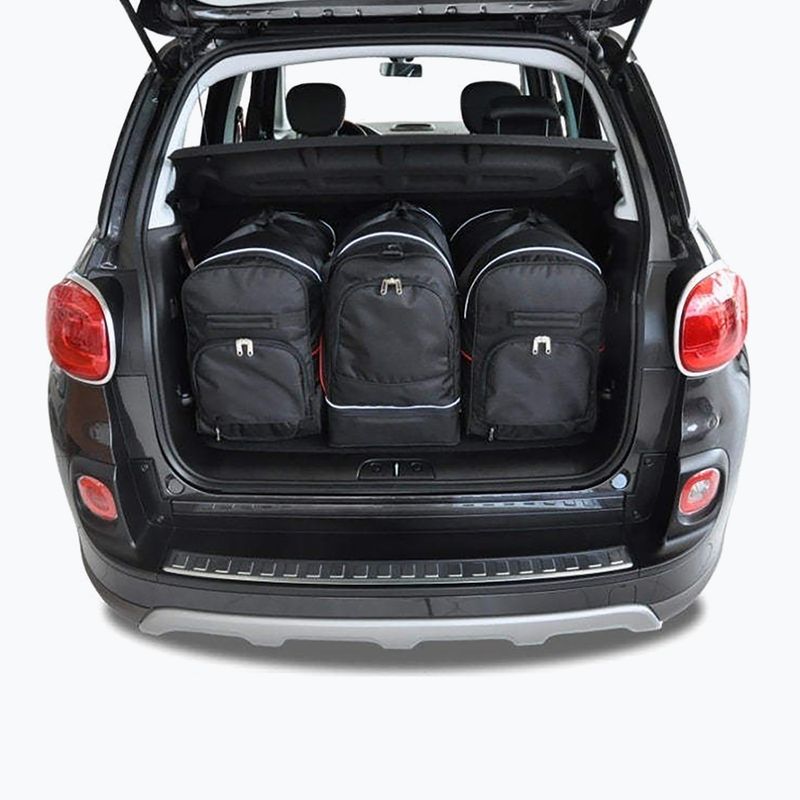 Set de genți pentru portbagaj KJUST Fiat 500L 2012+ 3 buc. black 14