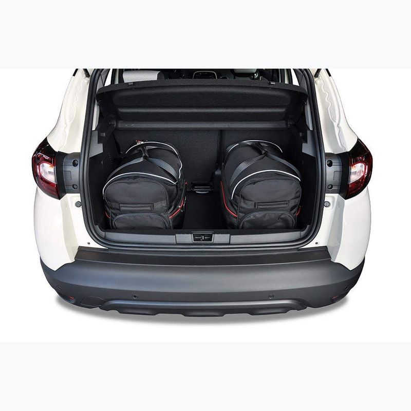 KJUST Renault Captur 2013-2019 set geantă portbagaj 3 buc negru. 11
