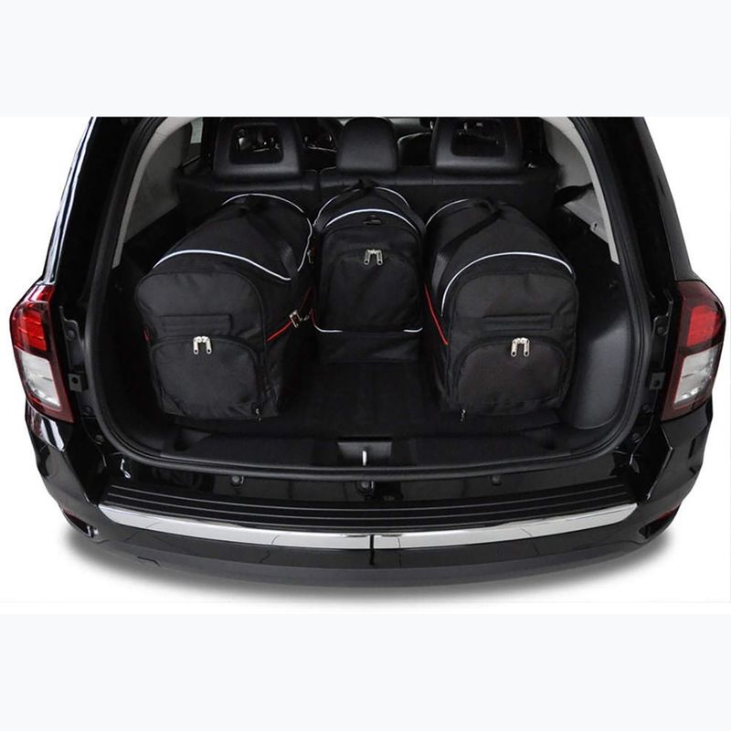 Set de genți pentru portbagaj KJUST Jeep Compass 2007-2015 4 buc.black 15