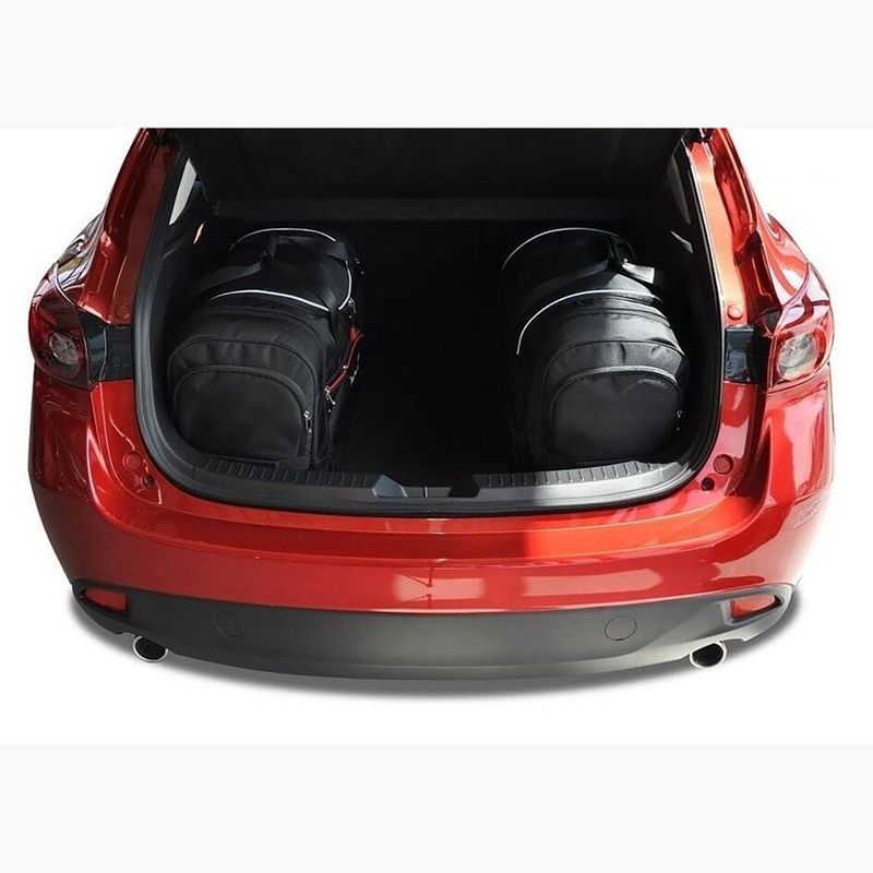 Set de genți pentru portbagaj KJUST Mazda 3 Hatchback 2013-2018 4 buc. negru 15