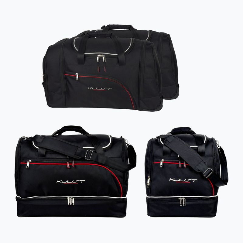 Set de genți pentru portbagaj KJUST Nissan Qashqai 2007-2013 4 buc. negru