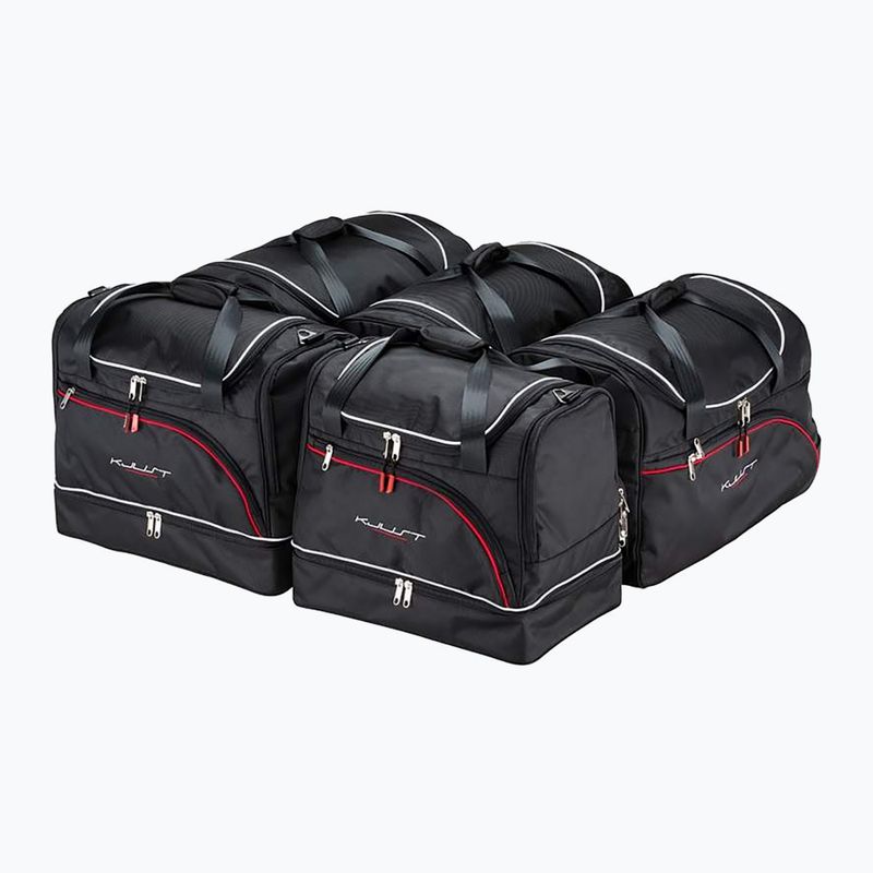 KJUST set geantă portbagaj Opel Astra Limousine 2012-2015 5 buc negru.