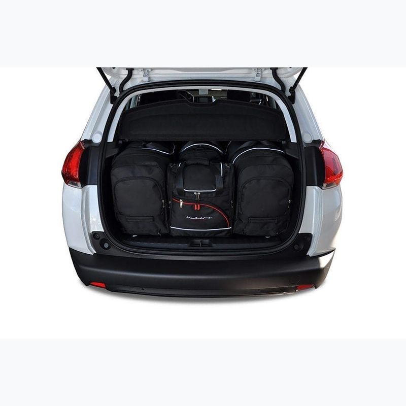 Set de saci de portbagaj KJUST Peugeot 2008 2013-2019 4 buc negru. 14