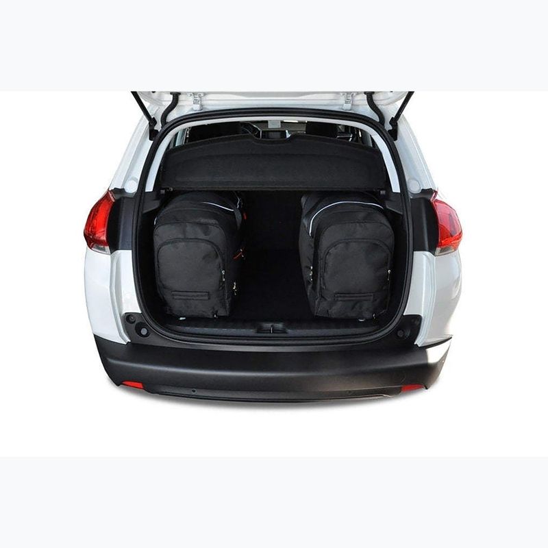 Set de saci de portbagaj KJUST Peugeot 2008 2013-2019 4 buc negru. 16