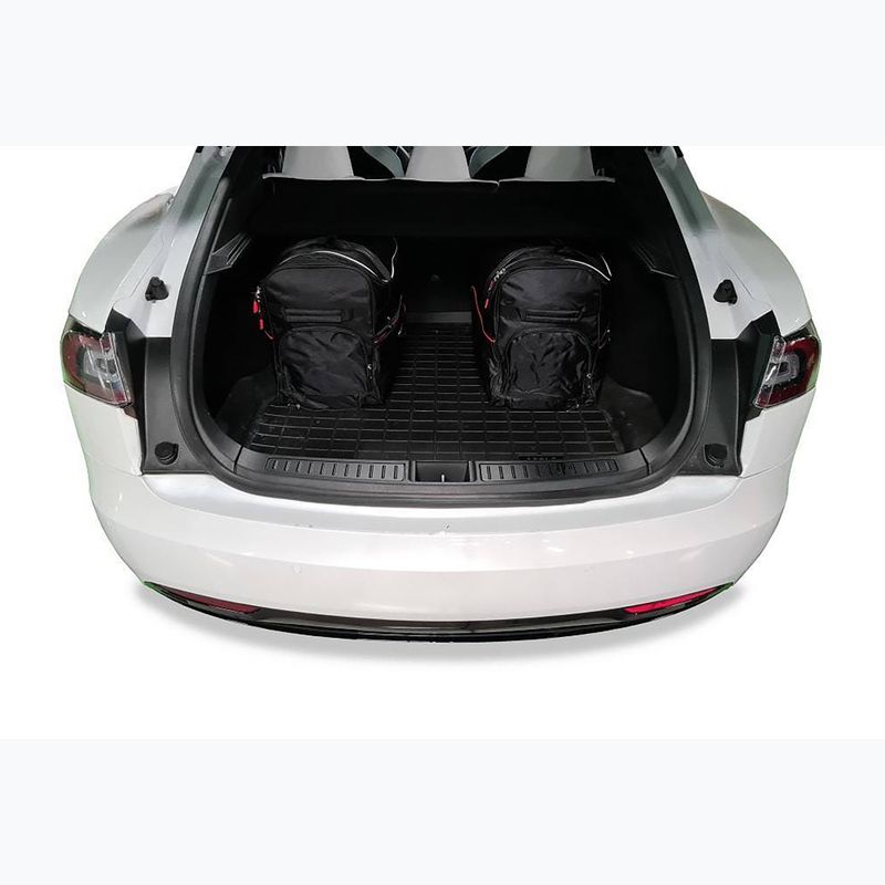 KJUST Tesla Model S 2016-2020 sac de boot set 7 buc negru. 19