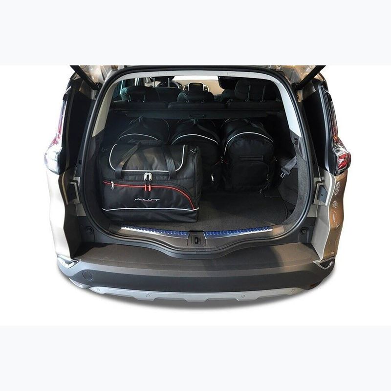 KJUST Renault Espace 2014-2021 set sac pentru compartimentul de bagaje 5 buc negru. 14
