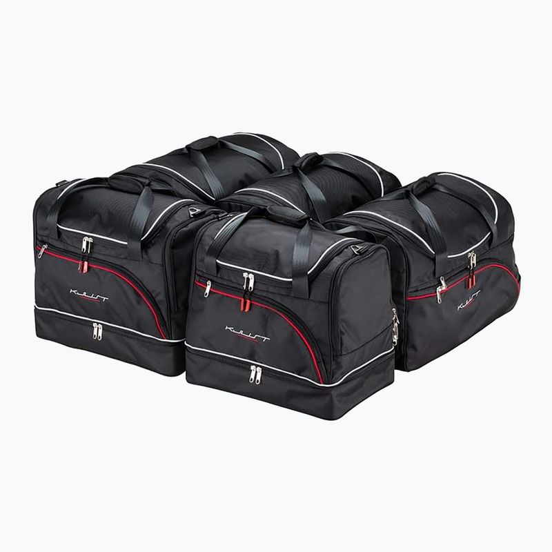 KJUST set de saci pentru compartimentul de bagaje Renault Fluence Limousine 2009-2016 5 buc negru.
