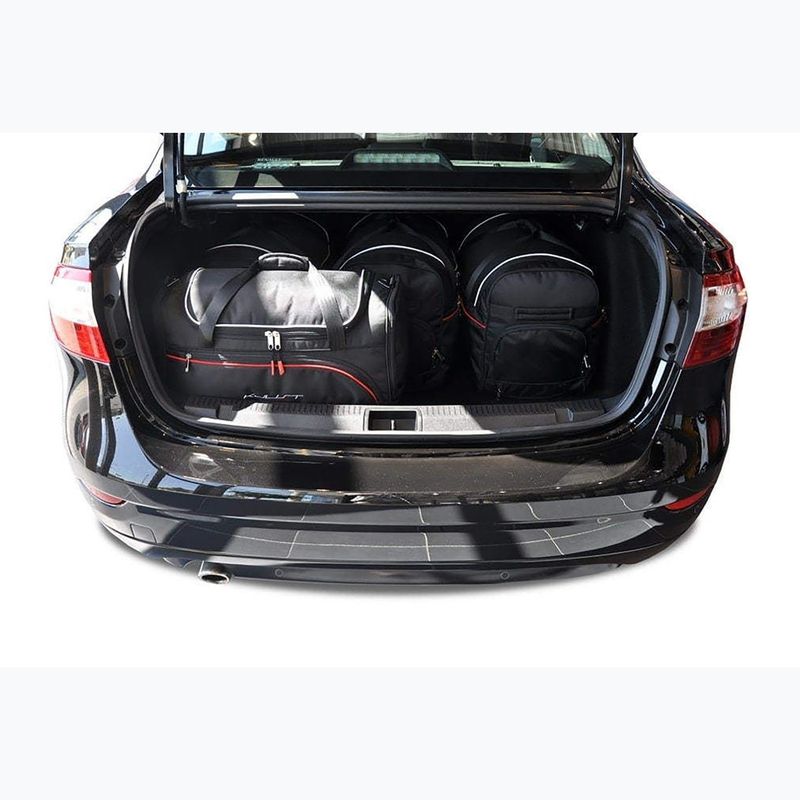 KJUST set de saci pentru compartimentul de bagaje Renault Fluence Limousine 2009-2016 5 buc negru. 15