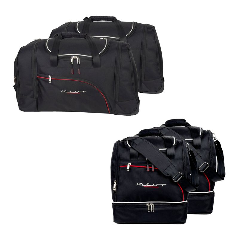KJUST set geantă portbagaj Renault Megane Hatchback 2008-2015 4 buc negru.