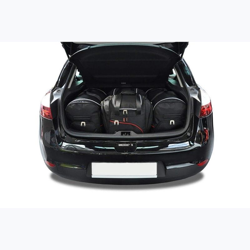 KJUST set geantă portbagaj Renault Megane Hatchback 2008-2015 4 buc negru. 13