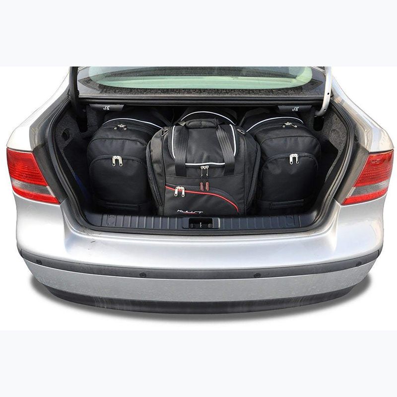 KJUST sac de boot set Saab 9-3 Sportsedan 2002-2014 4 buc negru. 17