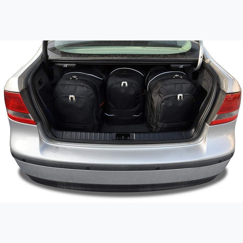 KJUST sac de boot set Saab 9-3 Sportsedan 2002-2014 4 buc negru. 18