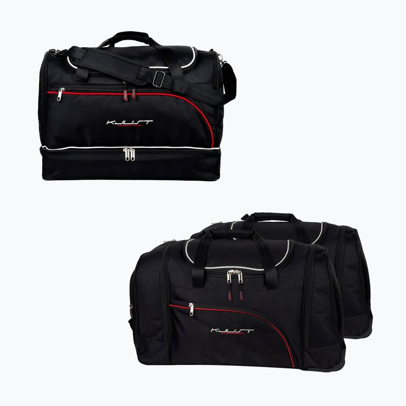 KJUST set geantă portbagaj Seat Altea 2004-2015 3 buc negru.