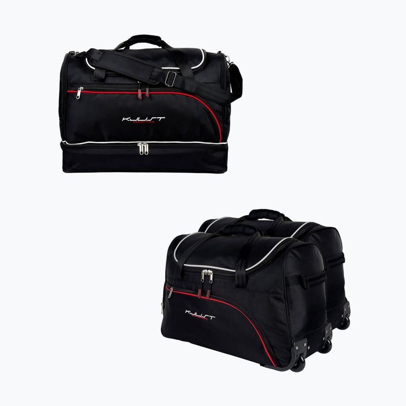 Set geantă portbagaj KJUST Seat Ibiza Hatchback 2008-2017 3 buc negru.