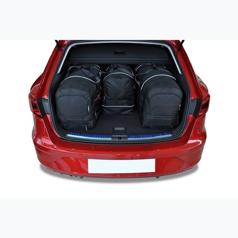 Set geantă portbagaj KJUST Seat Leon ST 2013-2020 4 buc. negru 14