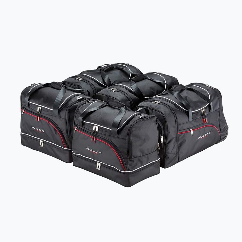 KJUST Skoda Superb Combi 2010-2015 set de 5 pungi pentru compartimentul de bagaje negru.