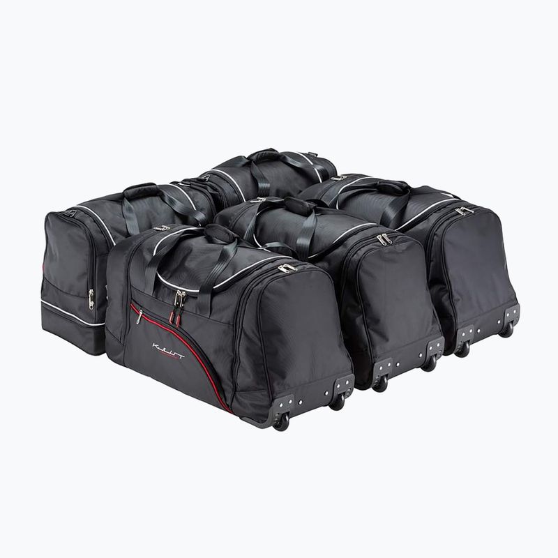 KJUST Skoda Superb Combi 2010-2015 set de 5 pungi pentru compartimentul de bagaje negru. 2