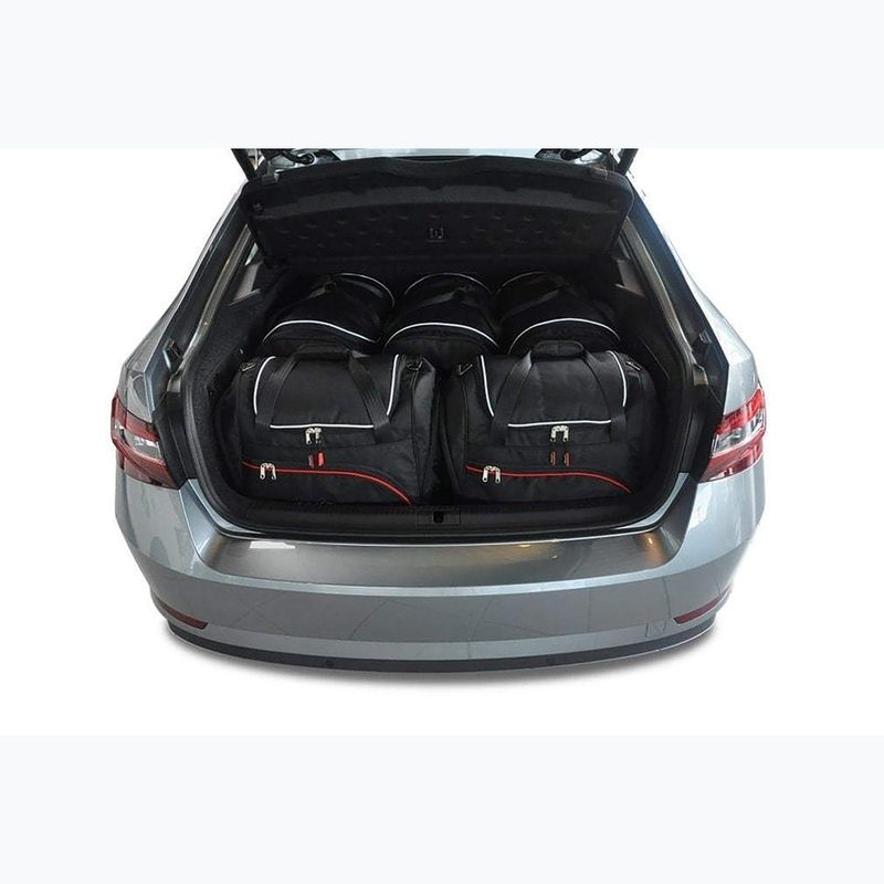 KJUST Skoda Superb Liftback 2015+ 5 set geantă portbagaj negru. 11