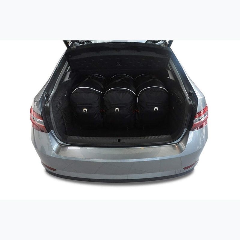 KJUST Skoda Superb Liftback 2015+ 5 set geantă portbagaj negru. 12