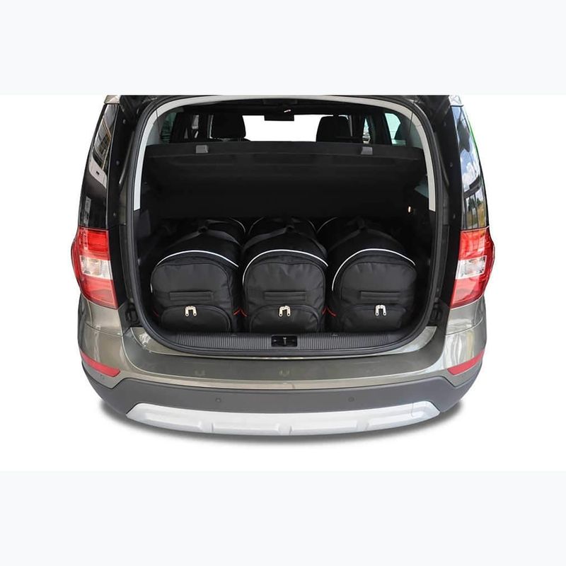 KJUST Skoda Yeti 2009-2017 set sac pentru compartimentul de bagaje 3 buc negru. 10