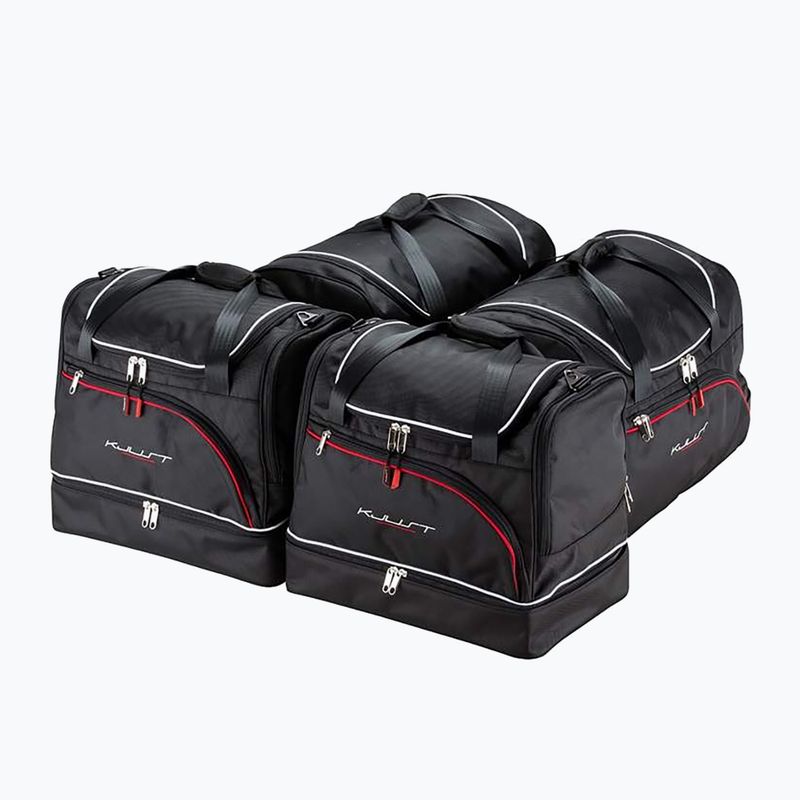 KJUST Toyota Avensis Limousine 2009-2018 set de saci pentru compartimentul de bagaje 4 buc. negru