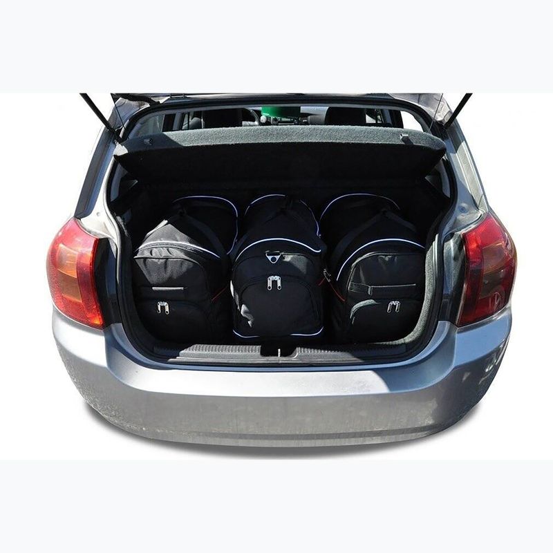 KJUST Toyota Corolla Hatchback 2001-2009 set de pungi pentru compartimentul de bagaje 3 buc negru. 14