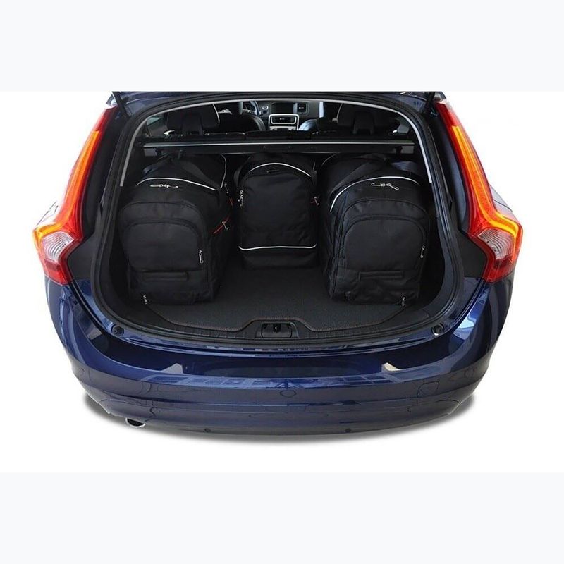 Set de genți pentru portbagaj KJUST Volvo V60 Cross Country 2015-2018 4 buc. negru 17