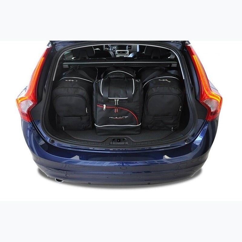 Set de genți pentru portbagaj KJUST Volvo V60 2010-2018 4 buc. negru 16