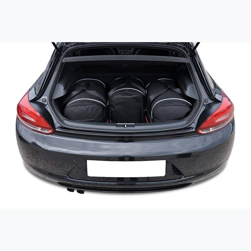 Set de genți pentru portbagaj KJUST Volkswagen Scirocco 2008-2017 4 buc. negru 18