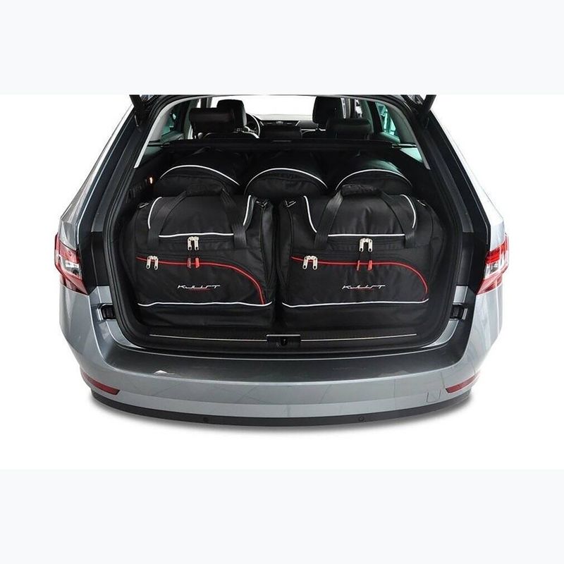 KJUST Skoda Superb Combi 2015-2023 set sac de portbagaj 5 buc negru. 11