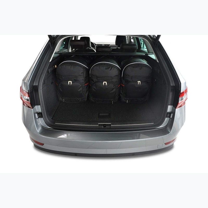 KJUST Skoda Superb Combi 2015-2023 set sac de portbagaj 5 buc negru. 12
