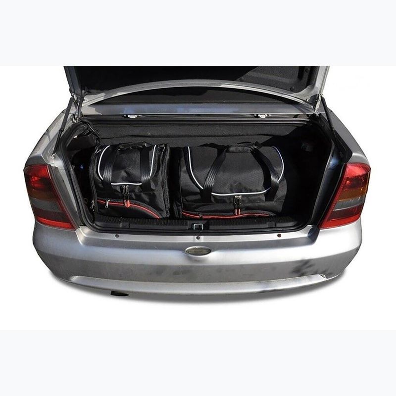 KJUST set geantă portbagaj Opel Astra Convertible 2001-2006 4 buc negru. 12