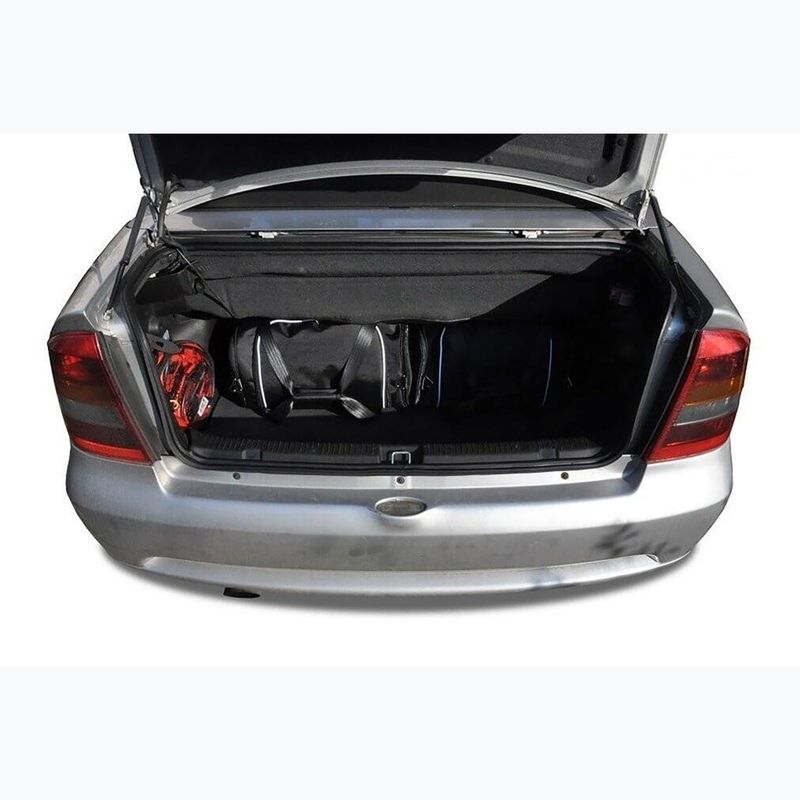 KJUST set geantă portbagaj Opel Astra Convertible 2001-2006 4 buc negru. 13