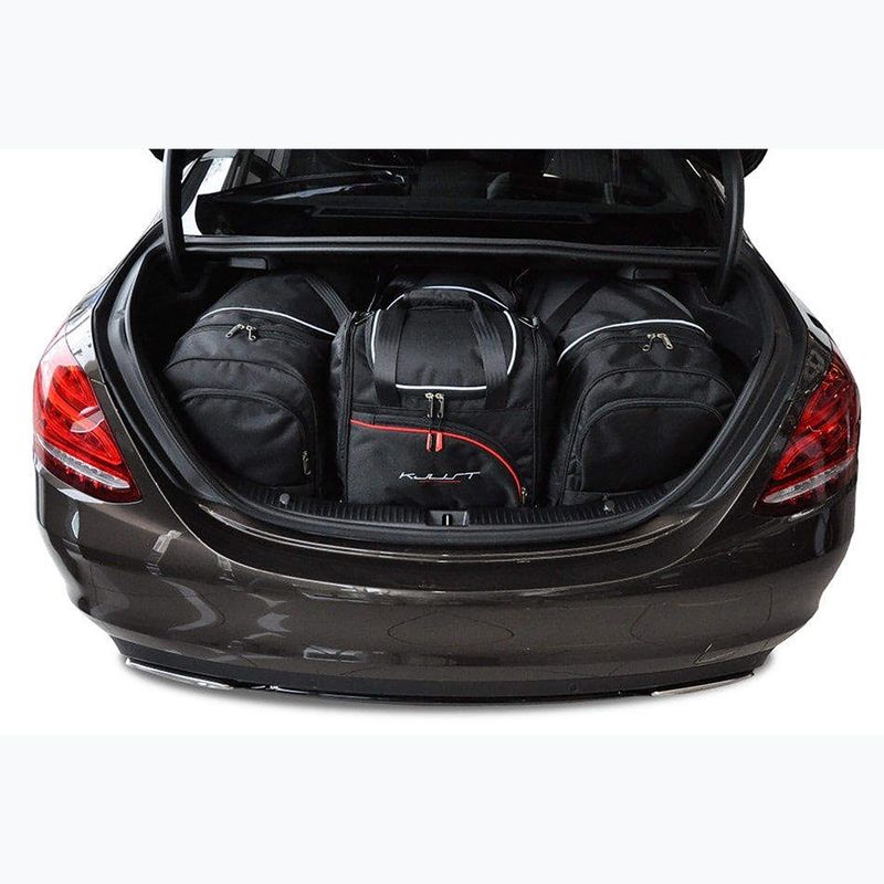 Set de genți pentru portbagaj KJUST Mercedes-Benz C Limousine 2013-2021 4 buc. negru 13
