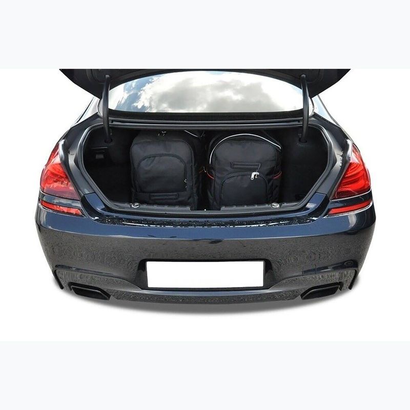 KJUST BMW 6 Gran Coupe 2012-2018 sac de portbagaj set 4 buc negru 19