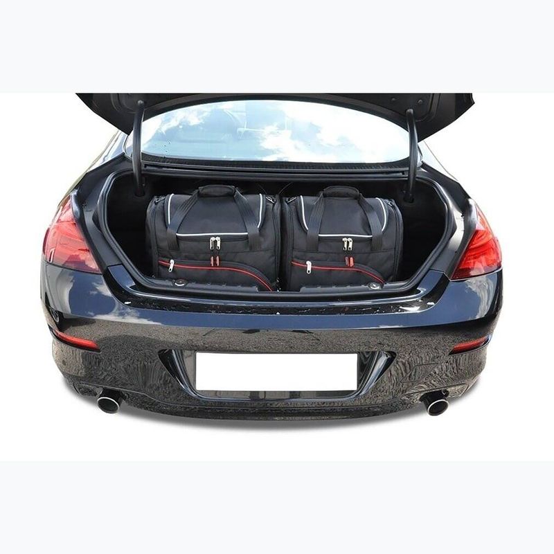 KJUST BMW 6 Coupe 2011+ set de 4 pungi pentru compartimentul de bagaje negru 17