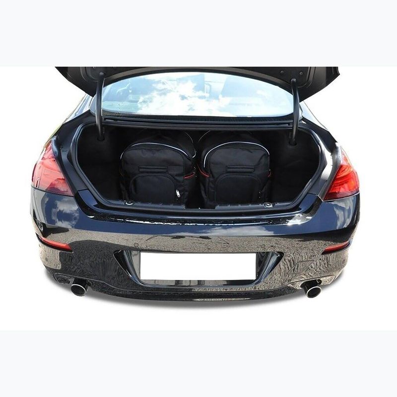 KJUST BMW 6 Coupe 2011+ set de 4 pungi pentru compartimentul de bagaje negru 18