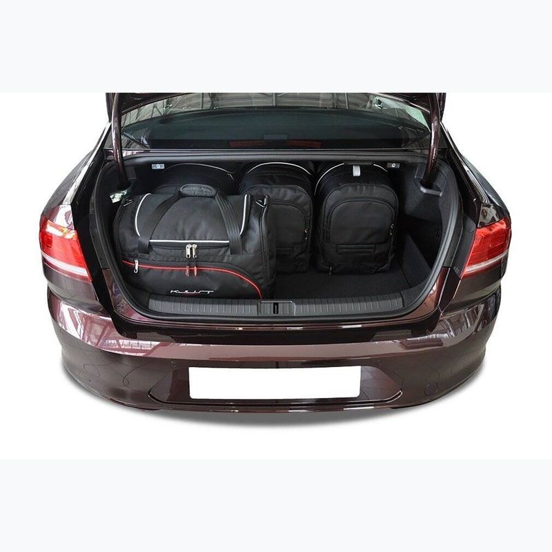 Set de genți pentru portbagaj KJUST Volkswagen Passat Limousine 2014-2021 5 buc. negru 17