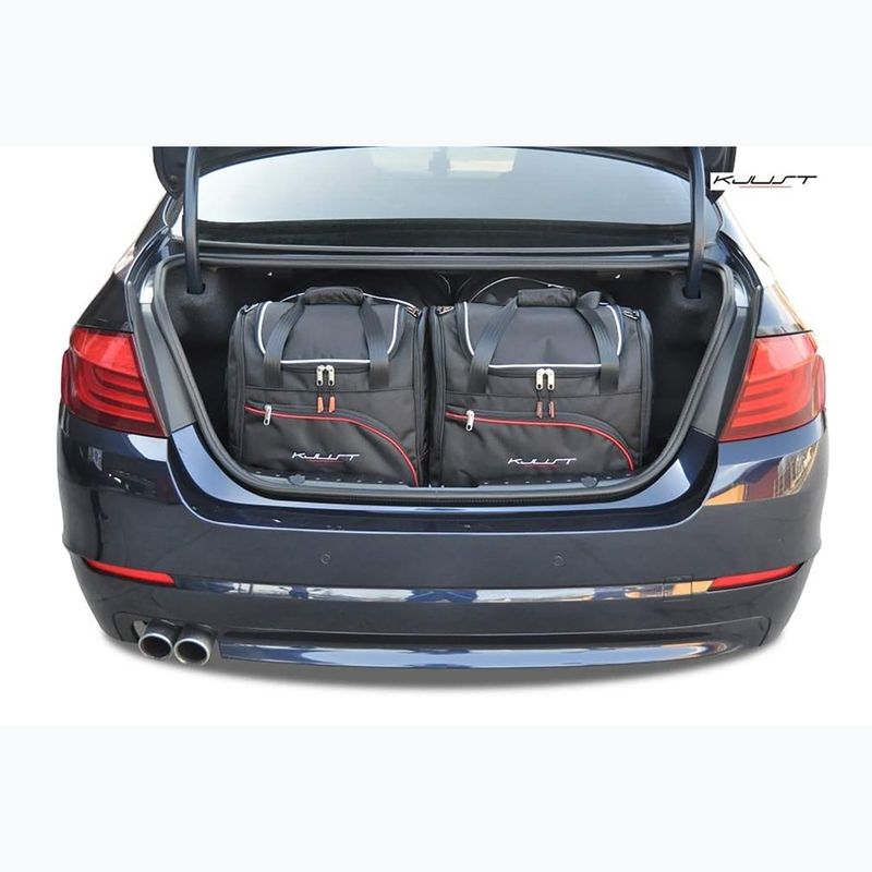 KJUST BMW 5 Limousine sac de boot set 2010-2017 4 buc negru 16