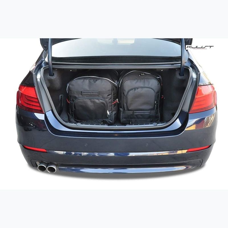 KJUST BMW 5 Limousine sac de boot set 2010-2017 4 buc negru 17
