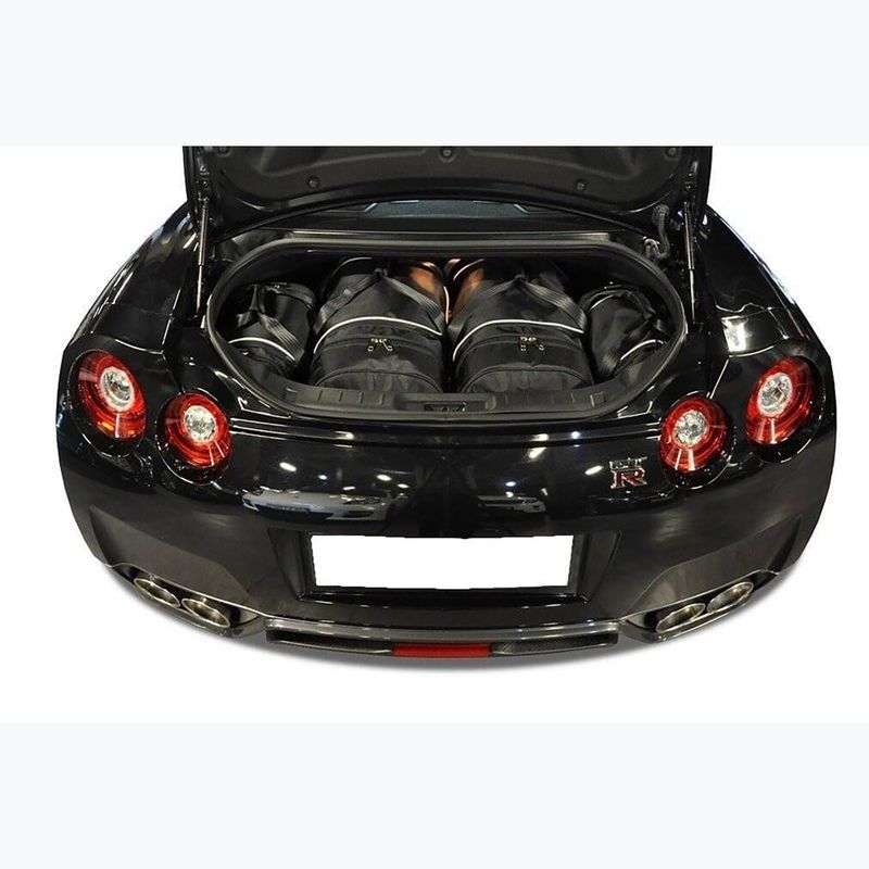 KJUST Nissan GT-R set de pungi pentru compartimentul de bagaje 2007+ 4 buc negru. 13