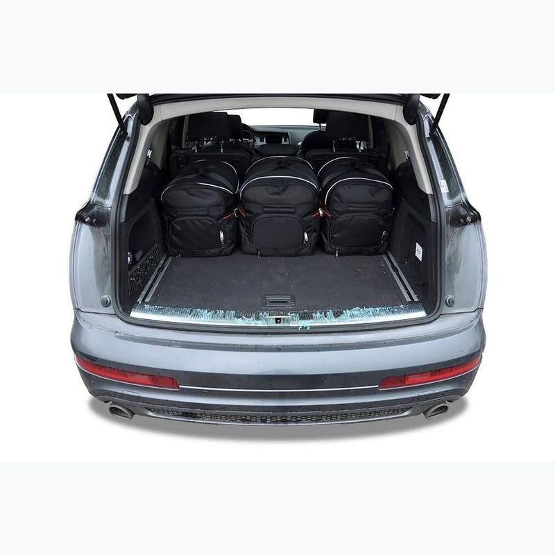 KJUST set geantă portbagaj Audi Q7 2005-2015 5 buc negru 18