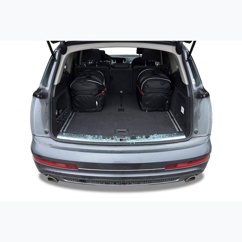 KJUST set geantă portbagaj Audi Q7 2005-2015 5 buc negru 19
