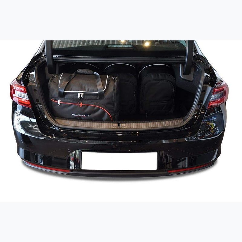 KJUST Renault Talisman Limousine bagaje compartiment sac set 2015-2022 5 buc negru. 15